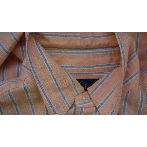 Ralph Lauren Striped Collared Classic-Fit Button-Down Shirt - Size 16 32/33 - Picture 4 of 16